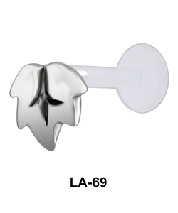 Inverted Leaf Shaped Labrets Push-in LA-69