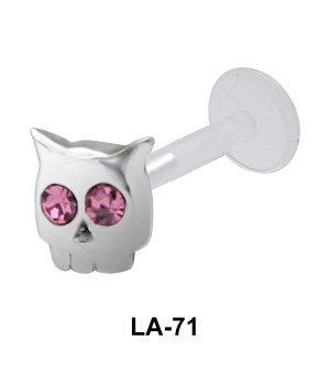 Devil Face Shaped Labrets Push-in LA-71