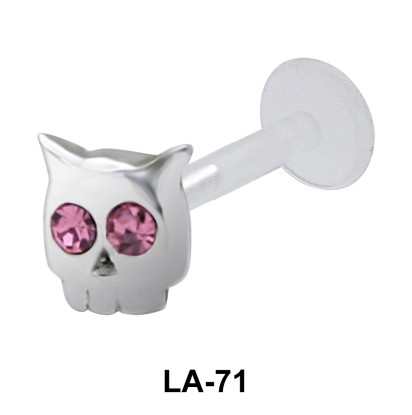 Devil Face Shaped Labrets Push-in LA-71