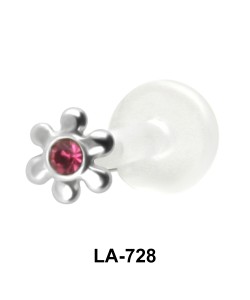 Stone Set Flower Monroe Piercing LA-728