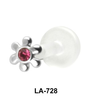 Stone Set Flower Monroe Piercing LA-728