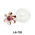 Stone Set Flower Monroe Piercing LA-728