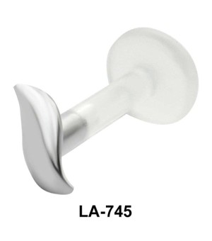 Slim Leaf Shaped Labrets Push-in LA-745