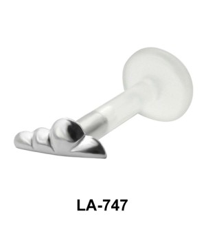 Half wing Shaped Labrets Push-in LA-747