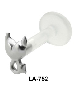 Devil Face Shaped Labrets Push-in LA-752