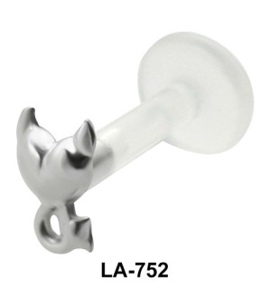 Devil Face Shaped Labrets Push-in LA-752