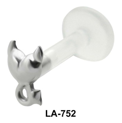 Devil Face Shaped Labrets Push-in LA-752