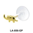 Elephant Shaped Silver Labret LA-856