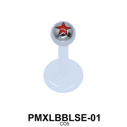 Star Labret Piercing PMXLBBLSE-01