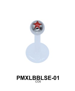 Star Labret Piercing PMXLBBLSE-01