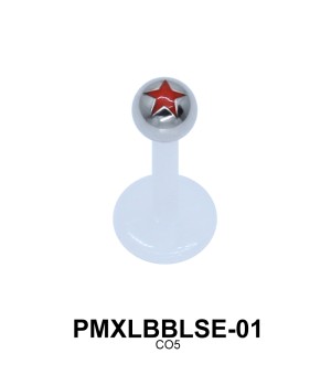 Star Labret Piercing PMXLBBLSE-01