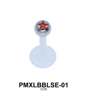 Star Labret Piercing PMXLBBLSE-01