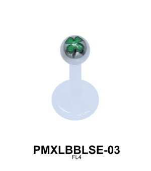 Leaf Labret Piercing PMXLBBLSE-03