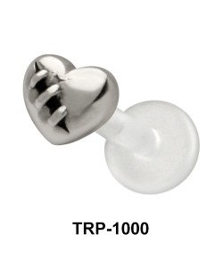 Stitched Heart Tragus Piercing TRP-1000