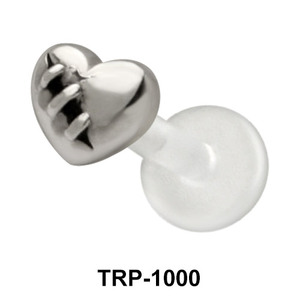 Stitched Heart Tragus Piercing TRP-1000