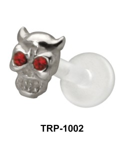 The Devil Skull Tragus Piercing TRP-1002