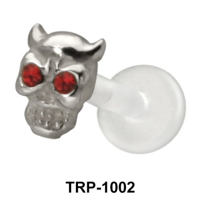 The Devil Skull Tragus Piercing TRP-1002