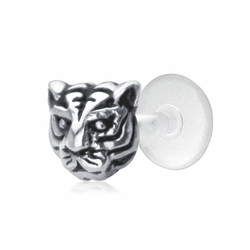 Tiger Face Shaped Tragus Piercing-1005