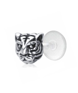 Tiger Face Shaped Tragus Piercing-1005