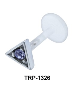 Stone Set in Triangle External Push In TRP-1326