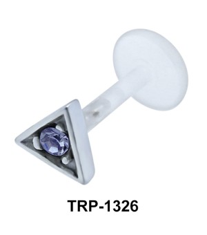 Stone Set in Triangle External Push In TRP-1326