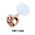Stone Heart Tragus Piercing TRP-1328