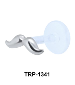 Mustache Tragus and Labret Piercing TRP-1341