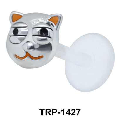 Kitten Face Tragus Piercing TRP-1427