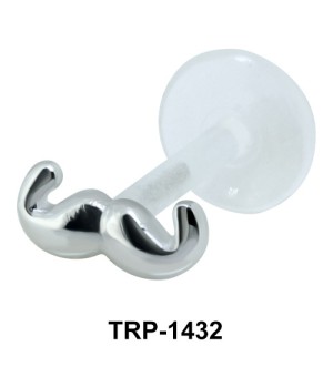 Mustache Tragus Piercing TRP-1432