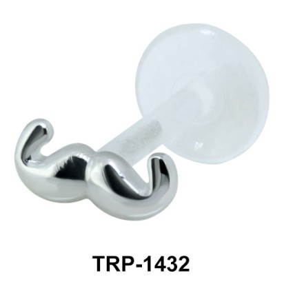 Mustache Tragus Piercing TRP-1432