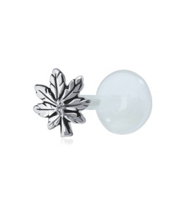 Weed Shaped Tragus Piercing TRP-1436
