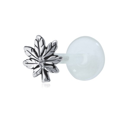 Weed Shaped Tragus Piercing TRP-1436