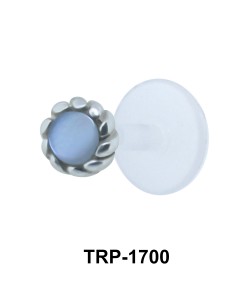 Tragus Piercing with Mother of Pearl TRP-1700