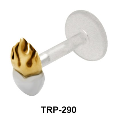 Burning Heart Tragus Piercing TRP-290