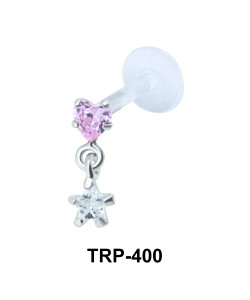 Heart n Star Tragus Piercing TRP-400