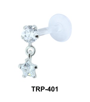 Round n Star Tragus Piercing TRP-401