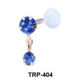 Colored CZs Tragus Piercing TRP-404