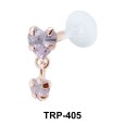 Dual Heart Tragus Piercing TRP-405