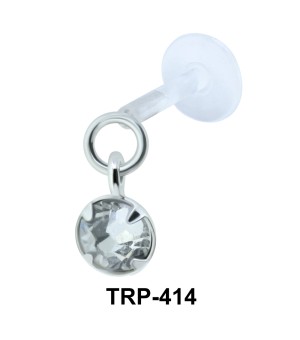 Stone Dangling Tragus Piercing TRP-414