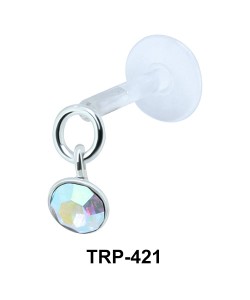 Colored Stone Tragus Piercing TRP-421