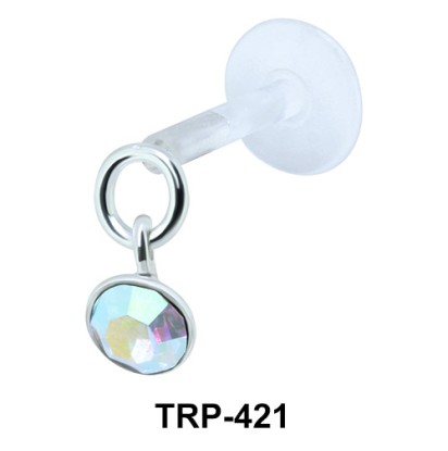 Colored Stone Tragus Piercing TRP-421