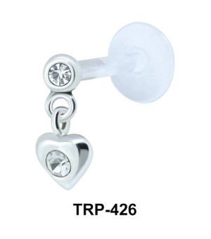 Heart Shaped Tragus Piercing TRP-426