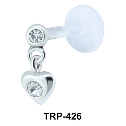 Heart Shaped Tragus Piercing TRP-426
