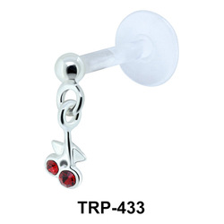 Cherry Tragus Piercing TRP-433