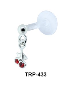 Cherry Tragus Piercing TRP-433