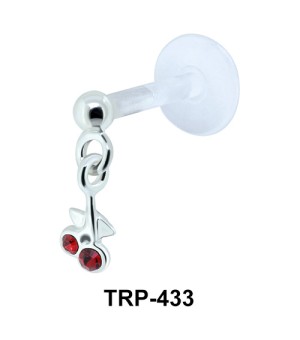 Cherry Tragus Piercing TRP-433