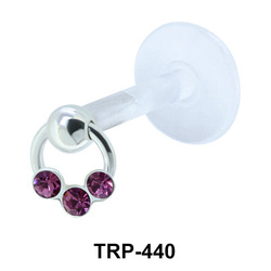 Three Stone Tragus Piercing TRP-440