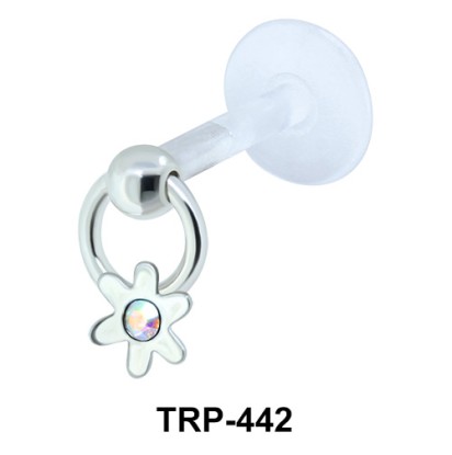 Floral Design Tragus Piercing TRP-442