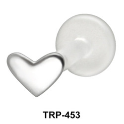 Solid Heart Tragus Piercing TRP-453