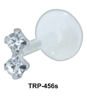 Double Stone Tragus Piercing TRP-456s